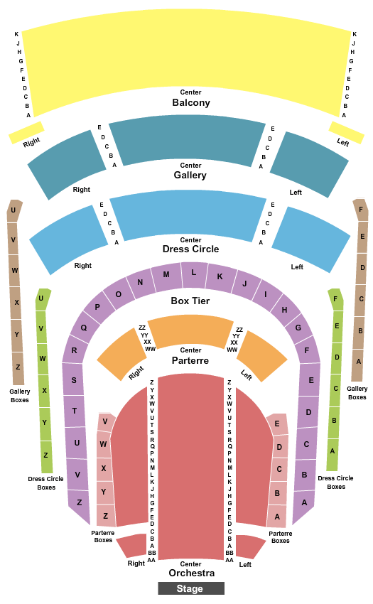 Smith Center The Notebook Seating Chart